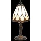 5LL-5995 Tiffany Bleiglaslampe Tischlampe Tischleuchte Ø 14*31 cm Lumilamp / Cla