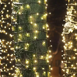 Lumi Jardin Lichterkette Solar 16,3 m Schwarz