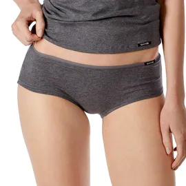 SKINY Damen Panty, Vorteilspack - Slip, Pants, Cotton Stretch, Basic Grau 2XL Pack