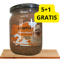 Leopold Lammfleisch Hundefutter 6x500g (Dose)