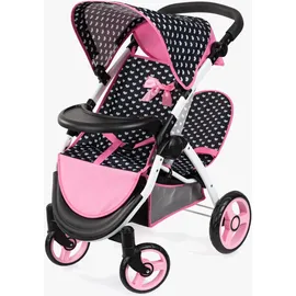 Bayer Design Twin Star Schwarz/Rosa