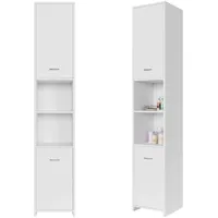 CASARIA Deuba Badezimmerschrank 185x30x30cm Weiß