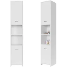 CASARIA Deuba Badezimmerschrank 185x30x30cm Weiß