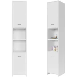 CASARIA Deuba Badezimmerschrank 185x30x30cm Weiß