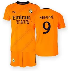 Fussballtrikot Real Madrid auswärts 24/25 Kinder - Mbappé orange 128 cm 8J