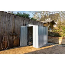 Globel Lean-To 56 1,44 x 1,71 m silber metallic