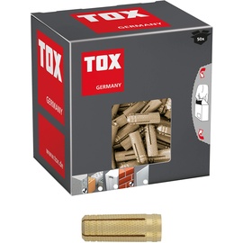 TOX Messing Spreizdübel Metrix M10 x 32 mm, 25 Stück,