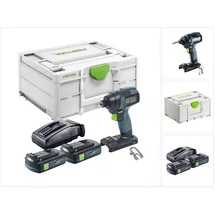 Festool TID 18-Basic inkl. 2 x 3,0 Ah + Ladegerät + Systainer
