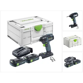 Festool TID 18-Basic inkl. 2 x 3,0 Ah + Ladegerät + Systainer