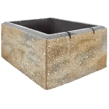 Diephaus Mauerstein Lessia Muschelkalk 50 x 40 x 20 cm