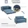 Homcom Schlafsofa 2-Sitzer mit Schlaffunktion 147,5 x 75 x 85cm