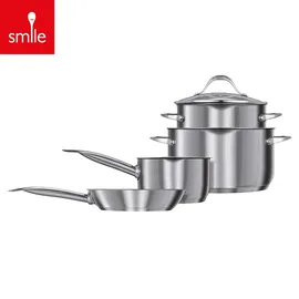 Aosmith Smile MGK-20 Topf-Set 7-tlg. Kochtopf + Pfanne
