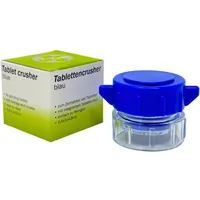 LisaCare Tablettenmörser drehen & Tabletten zerkleinern - Pillendose klein im Deckel - Pill crusher - Medikamenten-Mörser - Alltagshilfe Tabletten Zerkleinerer