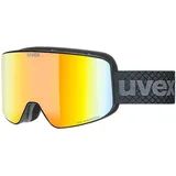 Uvex Pyrit FM Skibrille - black matt - Supravision Red-Clear/CAT3