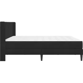 vidaXL Modernes Bett 200 x 200 cm Schwarz