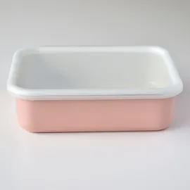 Honey Ware HoneyWare Color Line Emaille Frischhaltedose rosa L flach 1,35L CTNG-L.AP