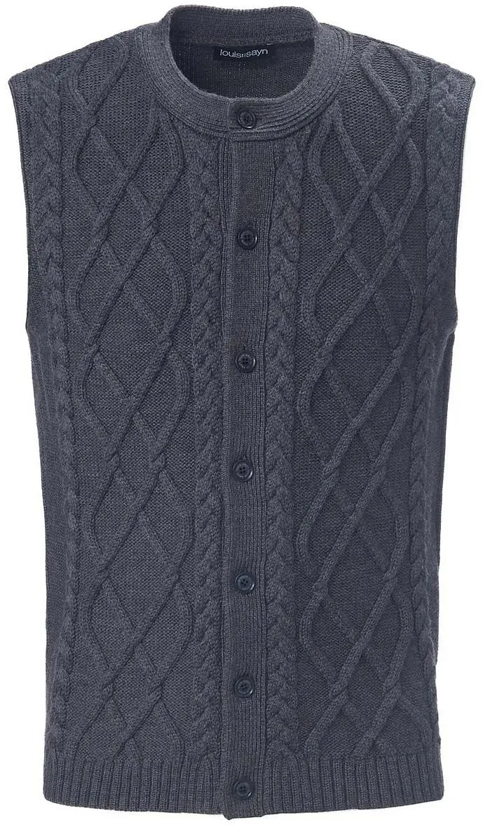Strickweste Louis Sayn grau, 54