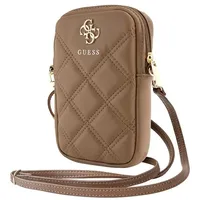 CG Mobile Zip Quilted 4G Universal Handyhülle braun