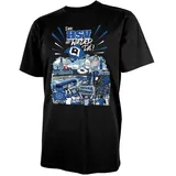 Hamburg SV HSV T-Shirt Shirt Aufstieg 24/25 (DE/NL/SE/PL, Alphanumerisch, 3XL, Regular, Regular, Schwarz) - 3XL