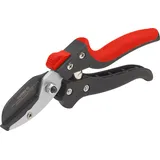Meister Craft Meister Gartenschere mit Amboss-Klinge - Antihaft-Beschichtung - Geeignet für trockene Zweige & Äste / Rosenschere / Rebschere / Floristenschere / Strauchschere / Amboss-Schere / 9719200