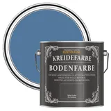 Rust-Oleum kratzfeste Kreidefarbe Bodenfarbe in mattem Finish -Blaue Seide 2.5L