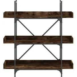 vidaXL Bücherregal 3 Böden 100 x 33 x 108,5 cm Braun