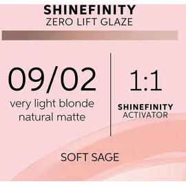 Wella Shinefinity 09/02 soft sage 60 ml