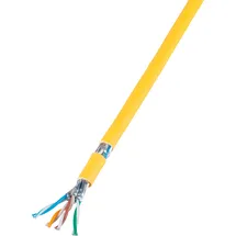 EFB 99985.100-CPR INFRALAN® Cat.7A 1250 AWG23, S/FTP 4P CPR Cca rapsgelb RAL1021, 100m 99985100CPR