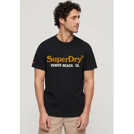 Superdry Kurzarmshirt »SD-VENUE DUO LOGO T SHIRT«, schwarz