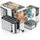 Arendo Langschlitz-Toaster Silber
