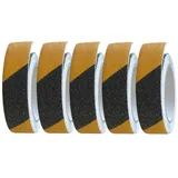 Vago-Tools Antirutschband 25mm x 5m schwarz-gelb