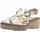 Fly london High-Heel-Sandalette Damen Silber/Weiß 37