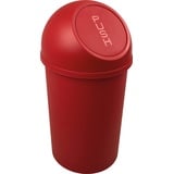 helit H2401125 - Push-Abfallbehälter „the flip“ 13 L, rot