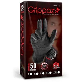 Grippaz Nitrilhandschuhe Issaline 246BK schwarz, - s - Schwarze - Grippaz