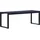 furnicato Gartenbank 120,5 x 45 x 40 cm Schwarz