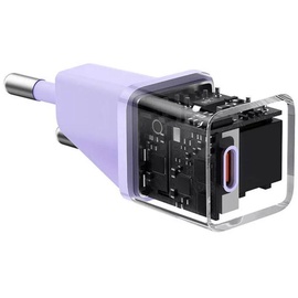 Baseus GaN5 20W Mini Universal Violett AC Schnellladung Drinnen