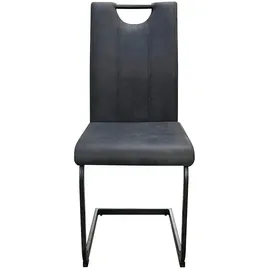 byLIVING 2er-Set: Banff in Vintage Mikrofaser anthrazit Microfaser B/H/T: ca. 42x97x58 cm