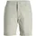 JACK & JONES "JPSTMARCO BREEZE SHORTS SRT", Herren, Gr. L, N-Gr, dusty olive detail:melange, Web, Obermaterial: 81% Baumwolle, 15% Leinen, 4% Elasthan, meliert, regular fit, Hosen Chinoshorts