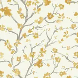 Superfresco Easy Vliestapete UshiFloral gemustert gelb