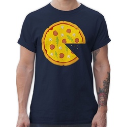 Shirtracer T-Shirt Pizza Partner Teil 1 Partner-Look Pärchen Herren blau XL