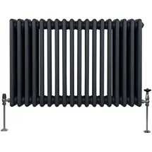 MonsterShop Traditioneller 3-Spalten-Heizkörper 600 x 832 mm grau