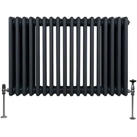 MonsterShop Traditioneller 3-Spalten-Heizkörper 600 x 832 mm grau