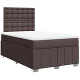 Maison Exclusive - Boxspringbett Mit Matratze Dunkelbraun 120x200