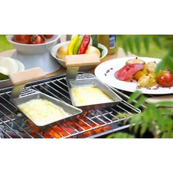 Home & Garden Grillpfännchen Set 2er ideal für Fisch Gemüse 201270119-HE