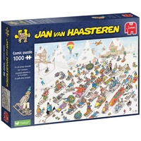 JUMBO Spiele Jumbo Jan van Haasteren - Es geht nur bergab 1000 Teile