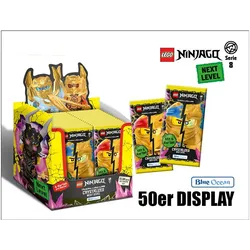 Blue Ocean LEGO NINJAGO Trading Cards Serie 8 Next Level – 50er DISPLAY