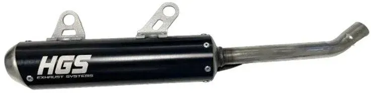 HGS Endschalldämpfer Racing für KTM SX85 & Husqvarna TC85 ab 2025  Black Steel