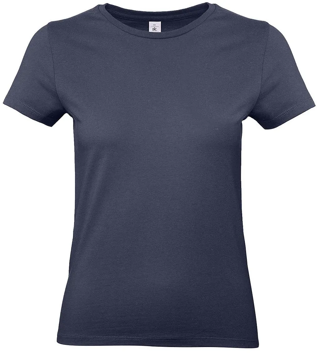 T-Shirt Damen einfarbig 190gr Baumwolle