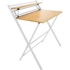 HJH Office Schreibtisch Easy Clap Eiche hell / Weiß