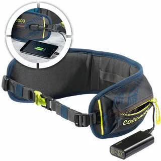 Coocazoo Hüftgurt TecCheck mit Power Pack, blue